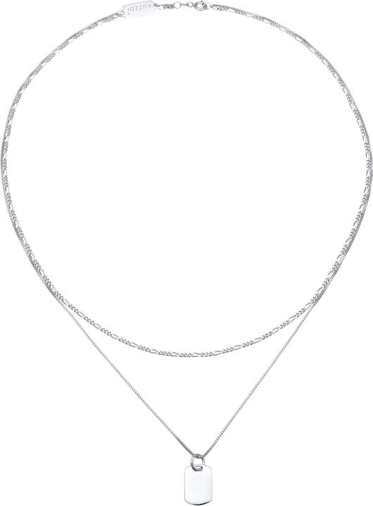 Produktbild Kuzzoi Halskette Herren Layer Figaro Venezianer Platte 925 Silber (925er Sterling Silber, 50 - 55 cm)