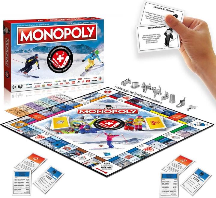 Image du produit Hasbro Monopoly Les plus belles stations de ski de Suisse (Allemand, Français)