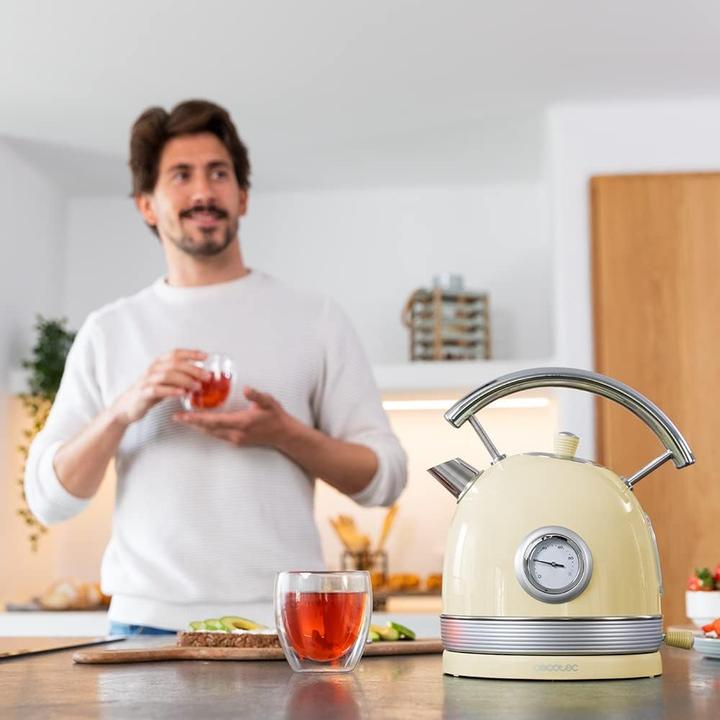 Actual product image Cecotec Bouilloire ThermoSense 420 Light Yellow (Jaune) (1.80 l, EU plug)