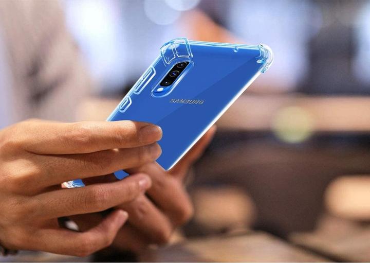 Actual product image Screenguard Samsung Galaxy A50 Case Crystal Soft Airbag Bumper (Samsung Galaxy A50)