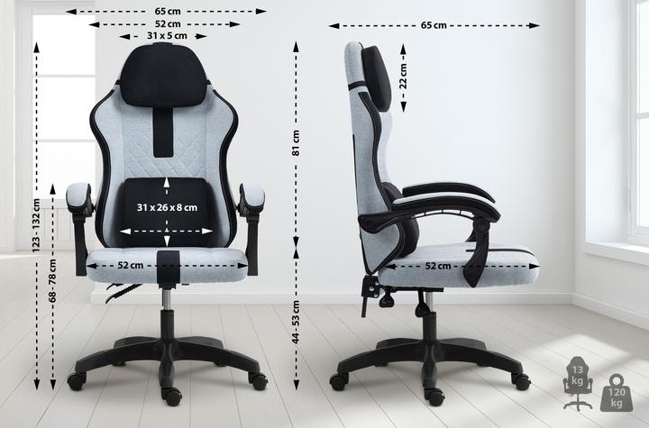 Produktbild CLP Bürostuhl Miltonabezug ergonomisch höhenverstellbar gepolstert