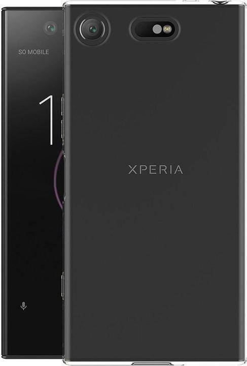 Produktbild König Design Sony Xperia XZ1 Compact Hülle Transparent Silikon Case durchsichtige Handyhülle (Sony Xperia XZ1 Compact)