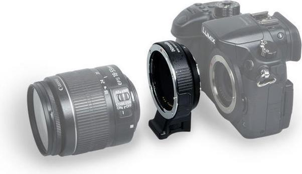 Produktbild Commlite Objektiv-Konverter EF/EFs zu MFT (Standard, Canon EF-S)