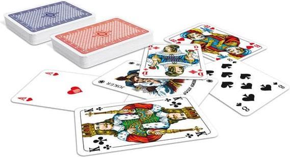 Produktbild Cartamundi Romme/Canasta/Bridge 2x55 Karten in Stülpschachtel (Deutsch)
