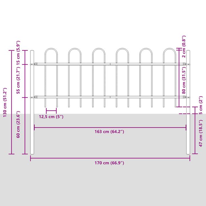 Produktbild VidaXL Zäune Panels