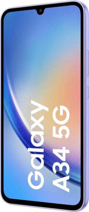 Immagine prodotto Samsung Galaxy A34 5G (128 GB, Awesome Violet, 6.60", Doppia SIM, 48 Mpx, 5G)