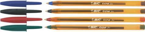 Actual product image Bic Cristal fine (Blue, Transparent, 1 x)