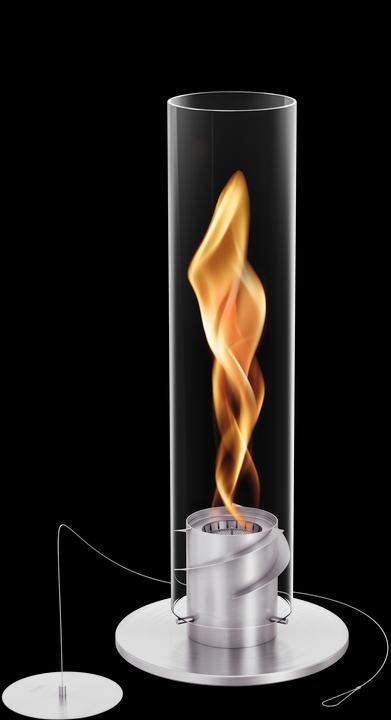 Image du produit Höfats SPIN 900 Feu de table argenté (19 x 19 x 40,5 cm)