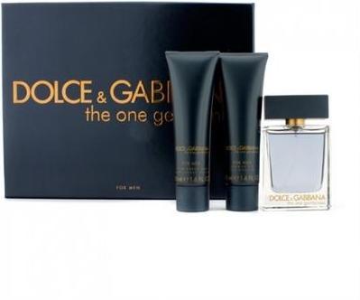 Produktbild Dolce & Gabbana The One Gentleman Set - Eau De Toilette Spray 50ml, After Shave Balm 50ml, Shower Ge