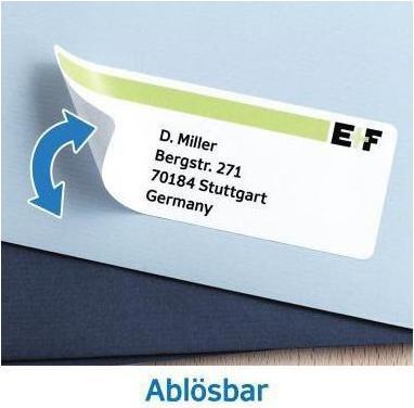 Actual product image HERMA A4 removable labels