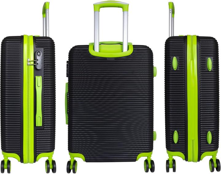 Produktbild Trendyshop365 Mittelgrosser Hartschalenkoffer mit Zahlenschloss (66 l, M (50 - 90l))