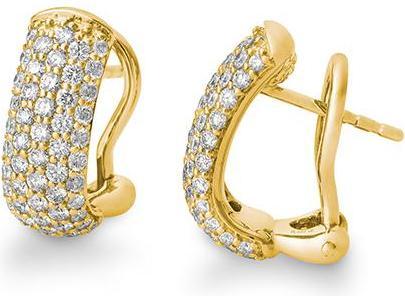 Breuning OHRSCHMUCK - BRILL. 1,182 Ct. G/if (750/18 K Gold)