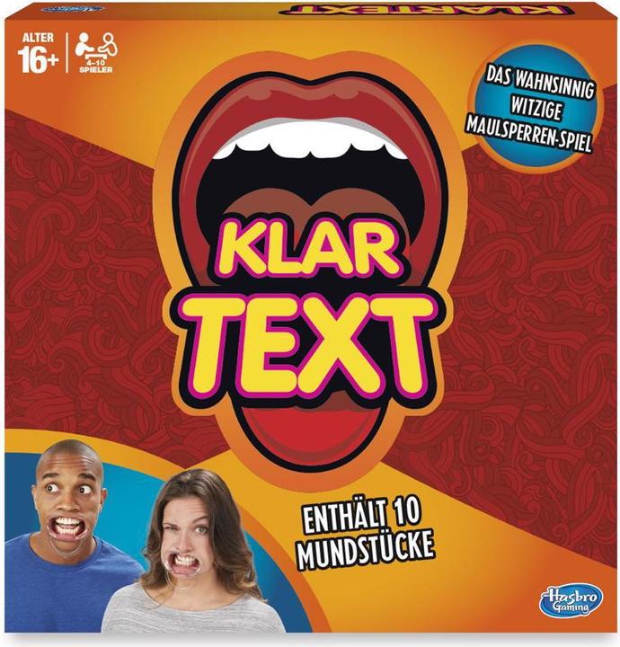 Actual product image Hasbro Plain text (German)