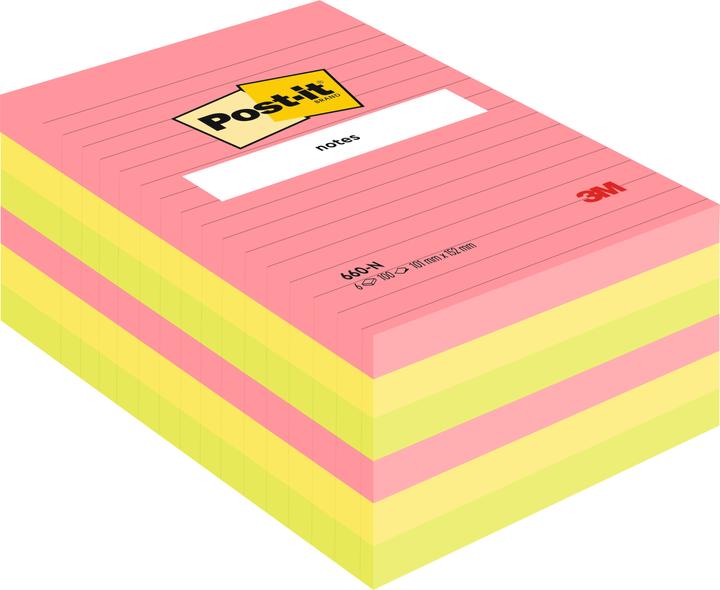Produktbild Post-it Haftnotzien Grossformat (102 x 152 mm)