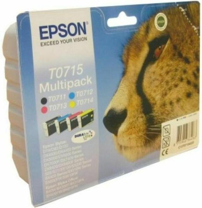 Produktbild Epson INK CARTR DURABRITE 4COLOUR T0715 (M, Y, BK, C)