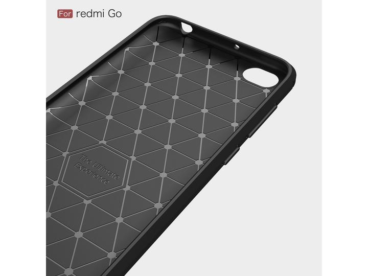 Produktbild Screenguard Xiaomi Redmi Go Hülle Carbon Brushed Soft TPU (Xiaomi Redmi Go)
