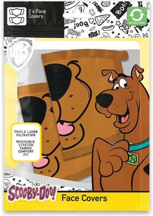 Produktbild NoName Lizenzierte Scooby Doo (Mund) Gesichtsschutzmaske 2 Stk (2 x)
