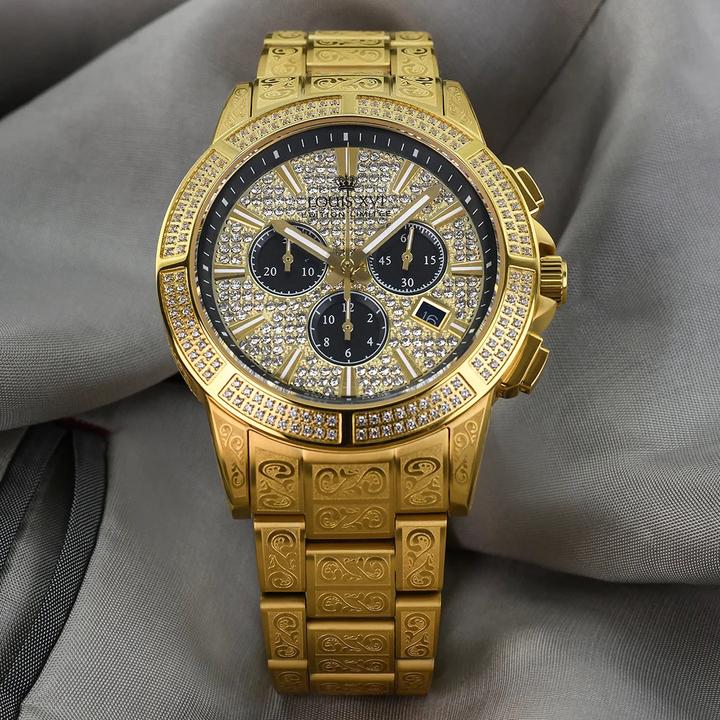 Immagine prodotto Louis XVI LXVI1126 Majeste Iced Out Cronografo Uomo 43mm 5ATM (Cronografo, 43 mm)