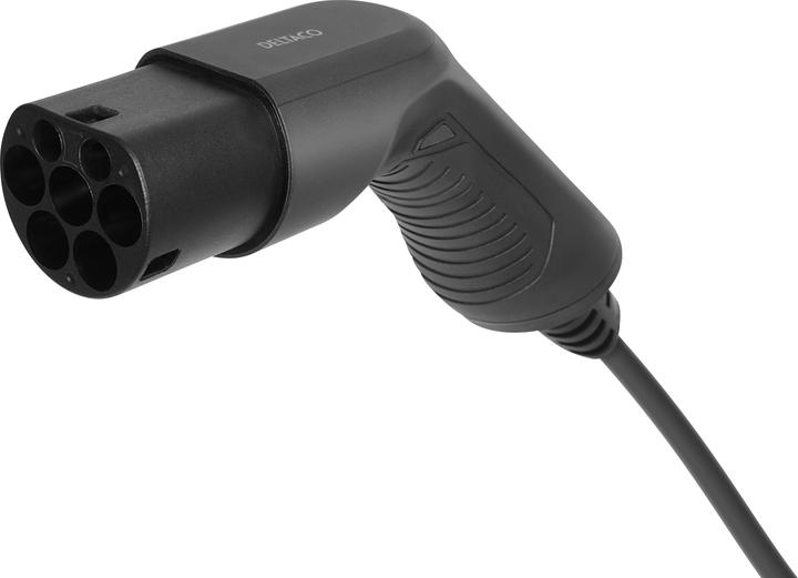 Produktbild Deltaco E-Charge cable type 2 - type 2 3 phase 16A Spiral 3M/5M (11 kW, 16 A, 8 m)