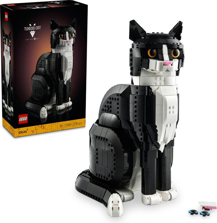 Image du produit LEGO Chat noir et blanc (21349, LEGO Ideas, LEGO difficiles à trouver)