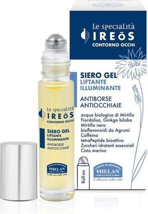 Actual product image Helan IREOS Eye Contour Dark Circles Lifting Effect Gel Serum with Cool Steel Roll On 10ml (Gel, 10 ml)