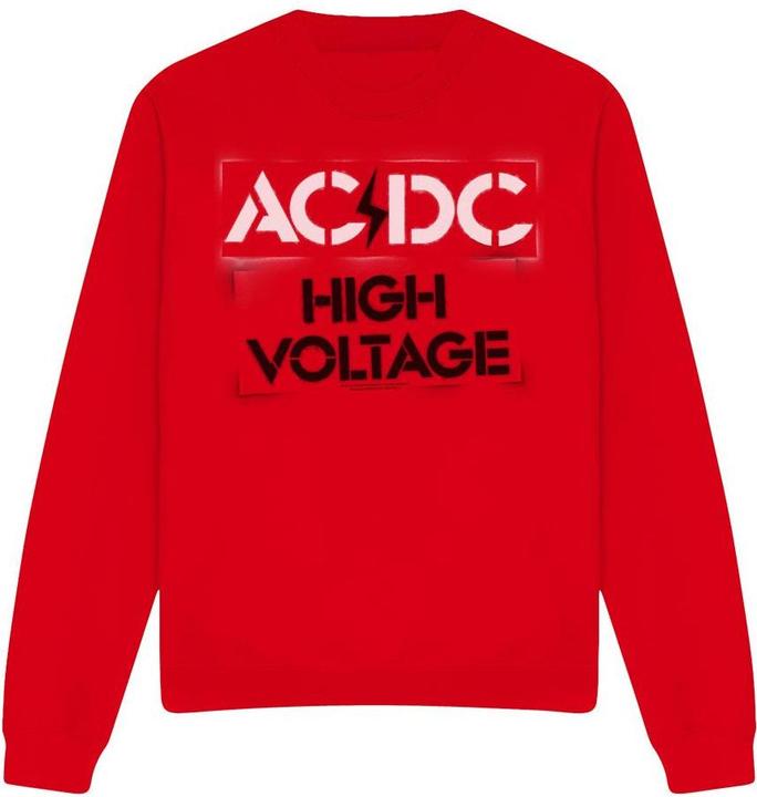 Immagine prodotto AC/DC High Voltage Felpa Stencil Adulto Unisex (XL)