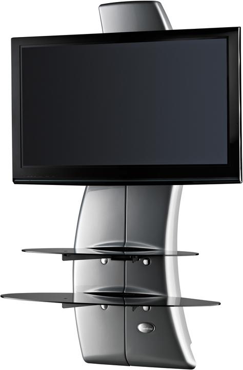 Immagine prodotto Meliconi Ghost Design 2000 Rotazione - TV a parete - argento metallizzato (63", 30 kg)