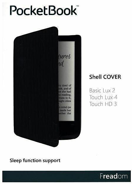 Actual product image PocketBook shell cover (Touch Lux 4, Basic Lux 2, Touch HD 3, Touch Lux 5, Color, Basic 4)