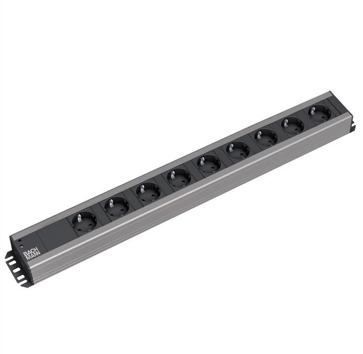 Produktbild Bachmann HANDWERKER Steckdosenleiste, 9-fach, ohne Schalter (9 x, CEE 7/3, 2 m)