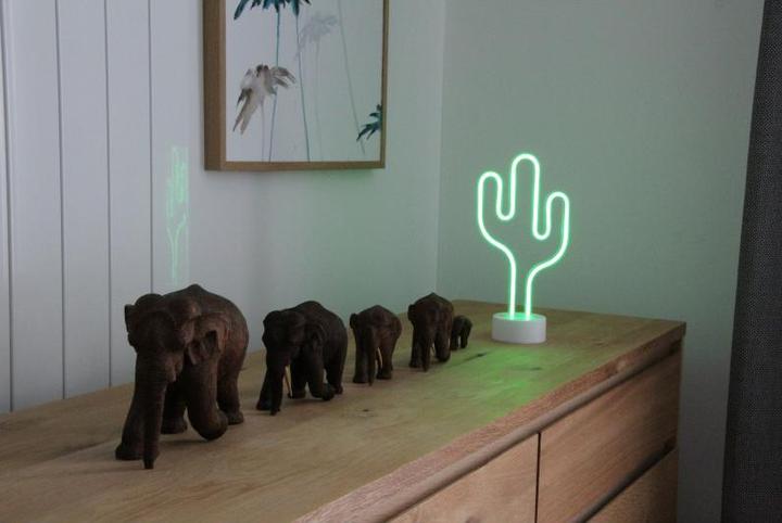 Image du produit Happy Lamp Lampe néon cactus