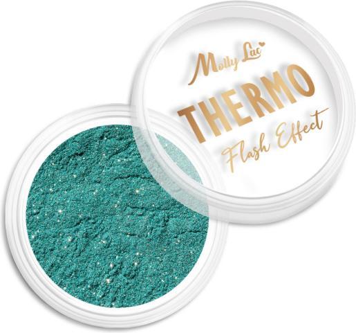 Molly Lac Nail Art Thermo Flash Effect Blau/Grau (Blau, Grau)