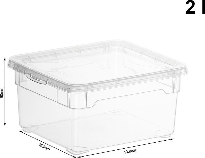 Actual product image Rotho Clear (19 x 16.5 x 9 cm)