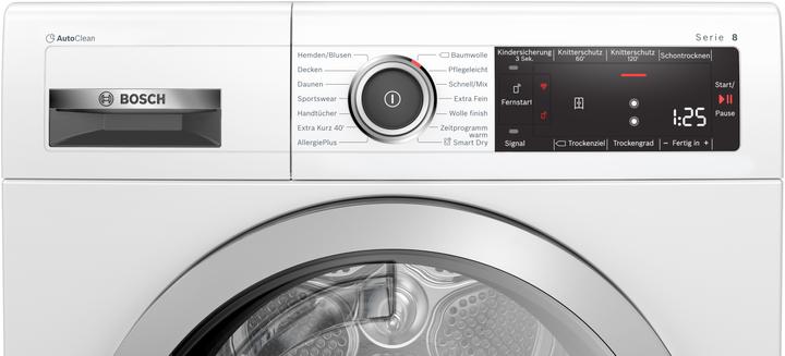 Actual product image Bosch Hausgeräte WTX87M40 (8 kg, Right)