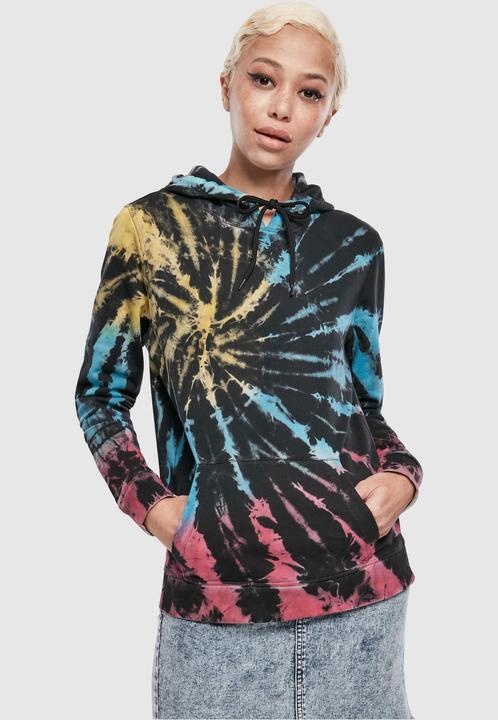 Immagine prodotto Urban Classics Felpa con cappuccio Tie Dye da donna (S)