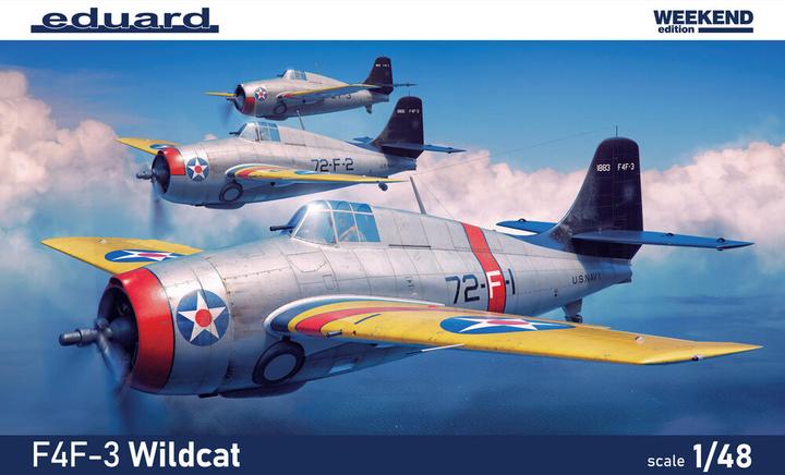 Produktbild Eduard F4F-3 WILDCAT 1/48 EDUARD-WEEKEND