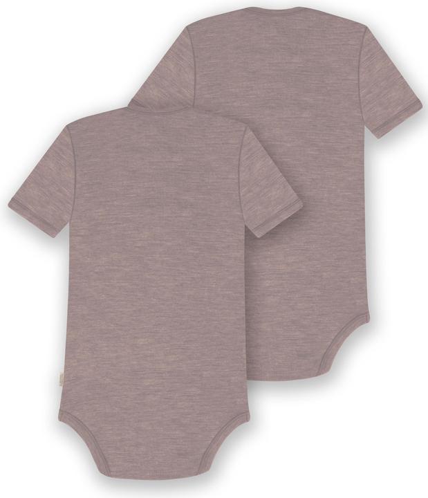 Immagine prodotto Normani Set di 2 body baby merino a maniche corte "Tauranga" - 9289 (80)