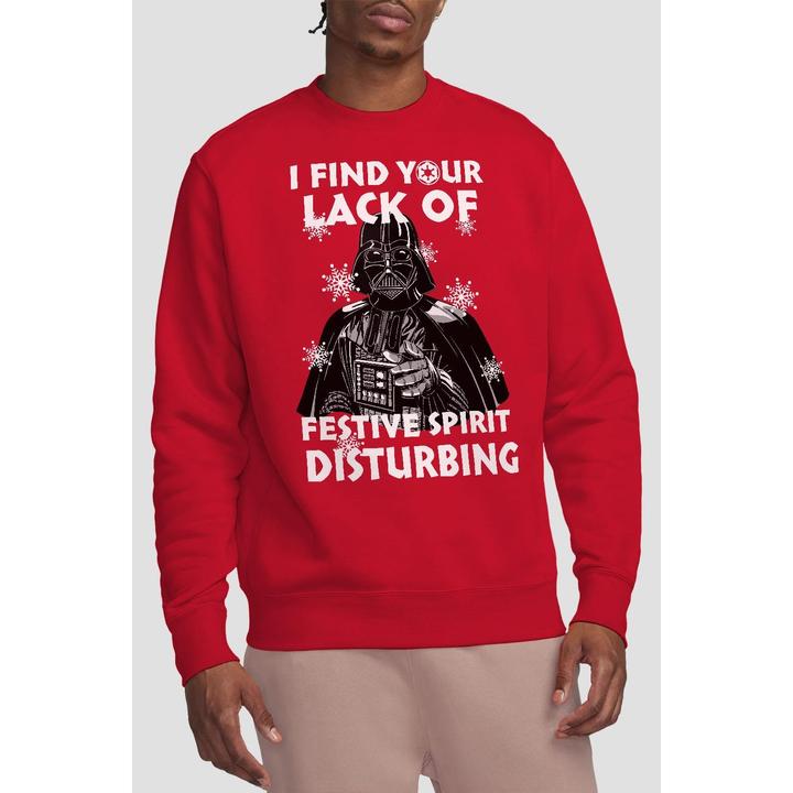 Immagine prodotto Star Wars Lack Of Spirit Felpa Natale Darth Vader Adulto Unisex (L)