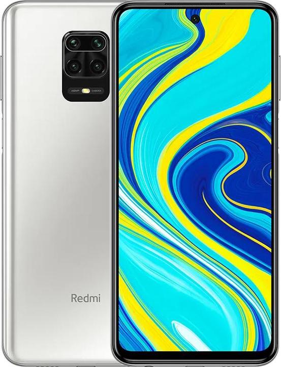 Xiaomi Redmi Note 9S (64 GB, Glacier White, 6.67", Dual SIM + SD, 48 Mpx, 4G)