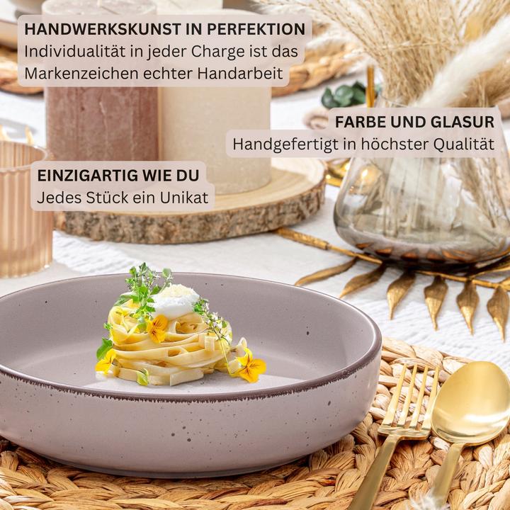 Produktbild Sänger Pastaschalen Set Bombay Basalt (4 x, 20.50 cm)