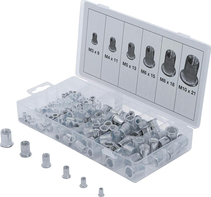 Rivet Nuts Assortment | Aluminium | 150 pcs.