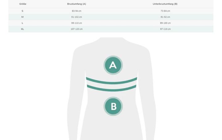 Produktbild Anodyne Körperhaltungs-BH, Damen, schwarz Grösse XL (XL)