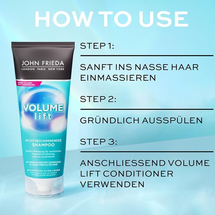 Actual product image John Frieda Volume Lift (500 ml, Liquid shampoo)