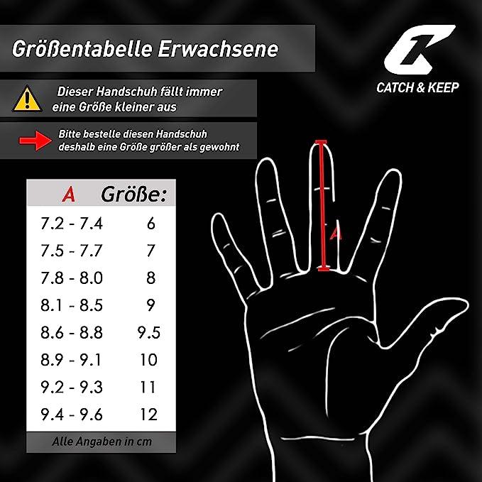 Produktbild Catch & Keep Fussballhandschuhe Fly Mint Soul Gr. 12 Mintgrün Torwart Keeper Goalie Handschuhe (12)