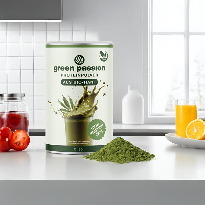 Produktbild Green Passion Bio-Hanfproteinpulver (450 g)