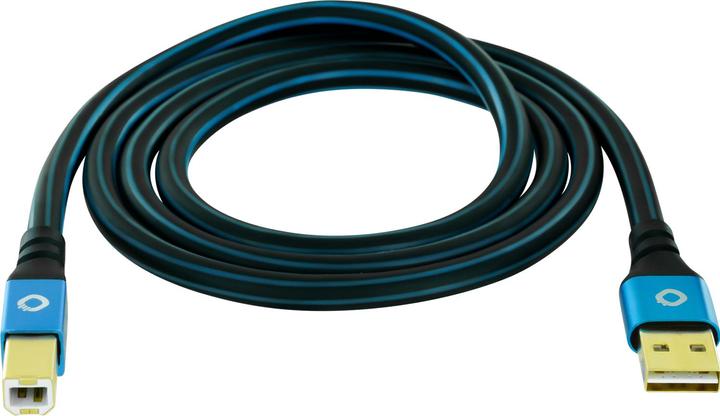 Produktbild Oehlbach USB 2.0 Anschlusskabel A/B "USB Plus B" 10.00 m (10 m, USB 2.0, 2.50 W)