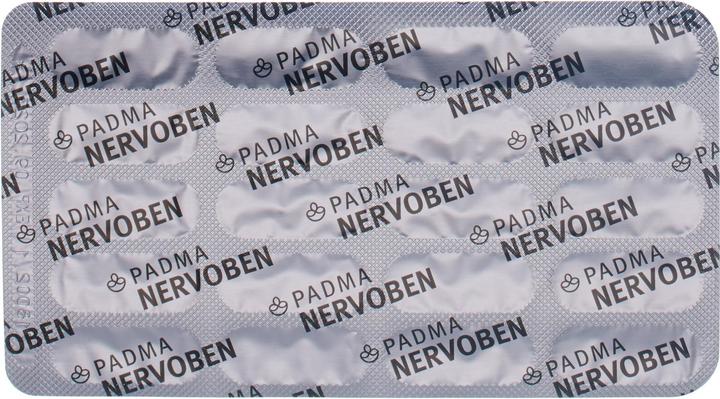 Nutritional values and ingredients Padma Nervoben (60 Piece, Capsules, 56 g)