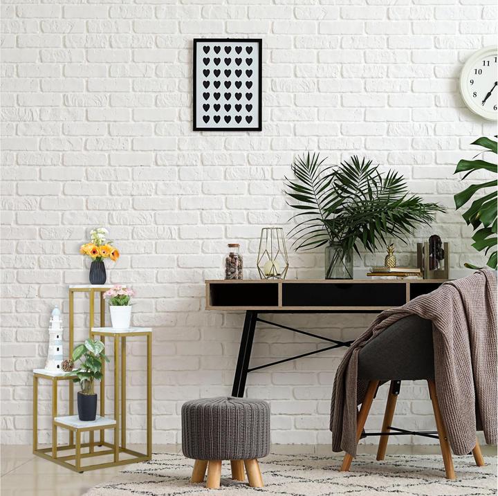 Produktbild Relaxdays Pflanzenständer mit 4 Ablagen