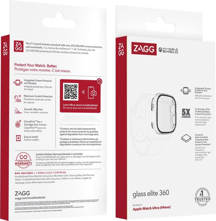 Image du produit Zagg IS-BNDL-Glass Elite 360 AM-Apple-Worf R