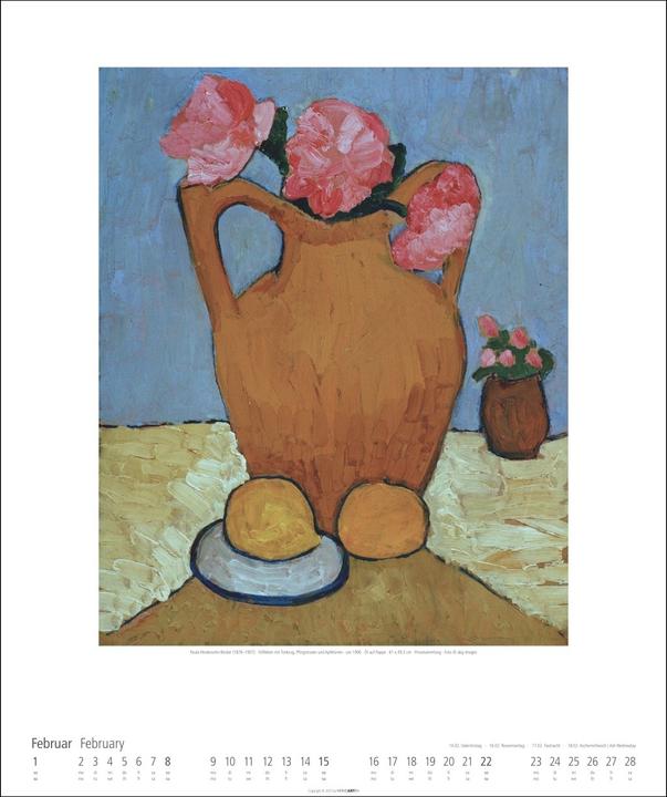 Produktbild Paula Modersohn-Becker Kalender 2026 (46 x 55 cm, Deutsch, Englisch)