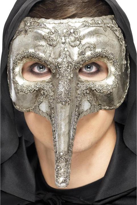 Actual product image Smiffys Unisex Adult Luxury Venetian Capitano Halloween Eye Mask